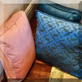 D09. Custom décor pillows. 